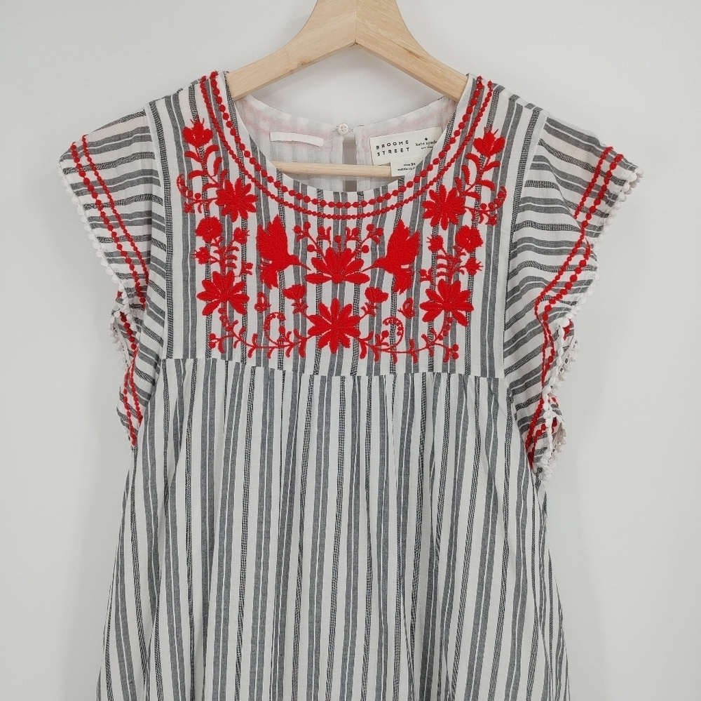Kate Spade Broome Street Embroidered Dress - Picture 2 of 10